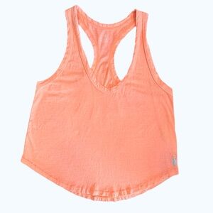 Free People FP Movement Coral Orange Racerback Tank Top